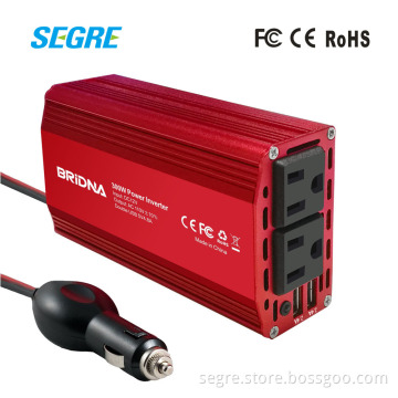 2017 Newest item 300w car power inverter 12v 220v 110V with universal socket dual U.S.socket optional